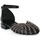 Chaussures Femme Sandales et Nu-pieds S.piero BLK FLAT SANDAL Noir