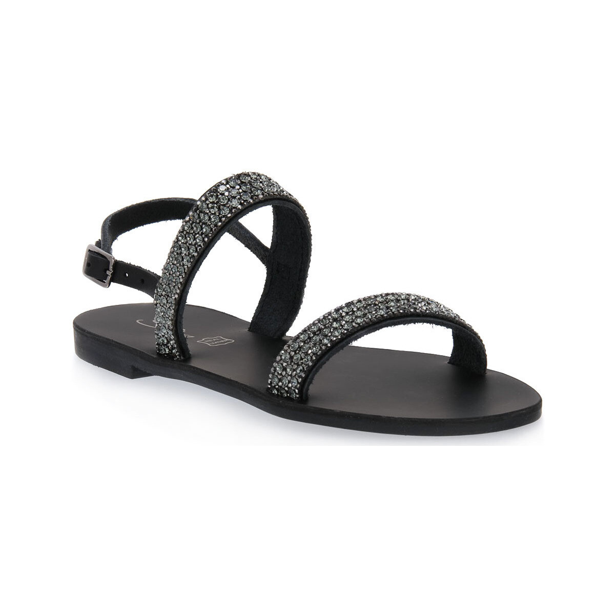 Chaussures Femme Sandales et Nu-pieds S.piero BLACK TR SOLE Noir