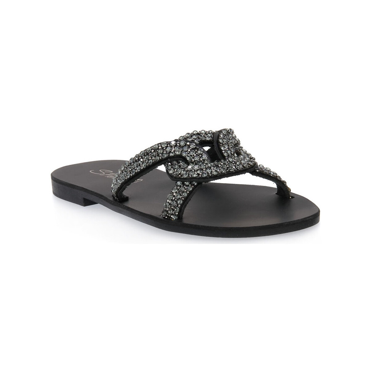 Chaussures Femme Mules S.piero BLACK TR SOLE Noir