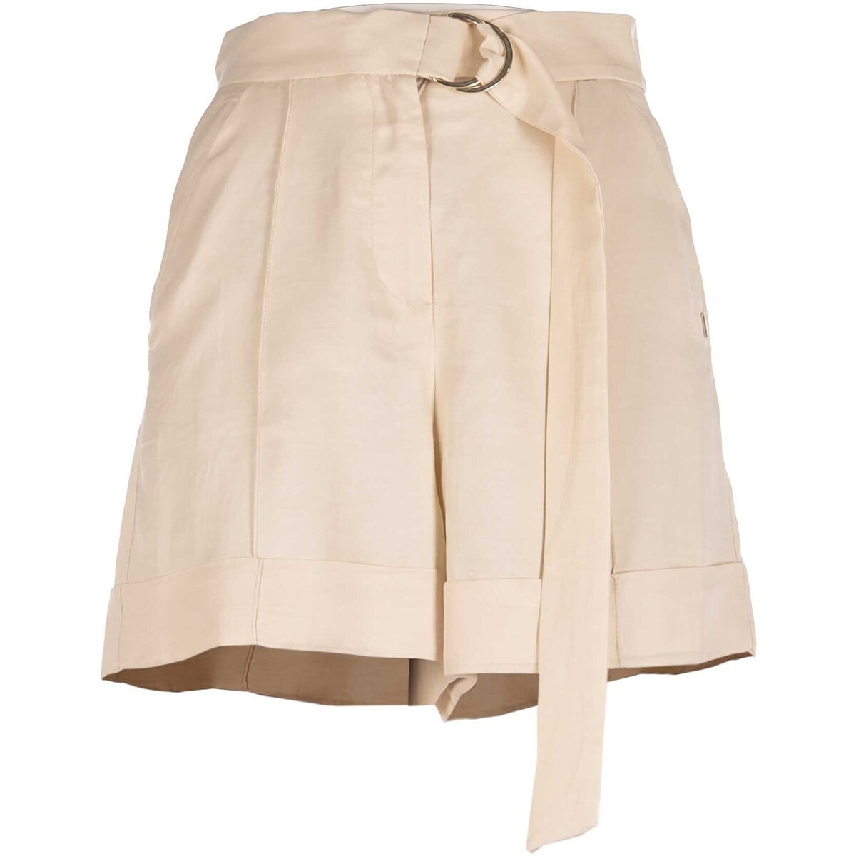 Vêtements Femme for Shorts / Bermudas Gaudi Pantaloni Corti Gaudi' Beige