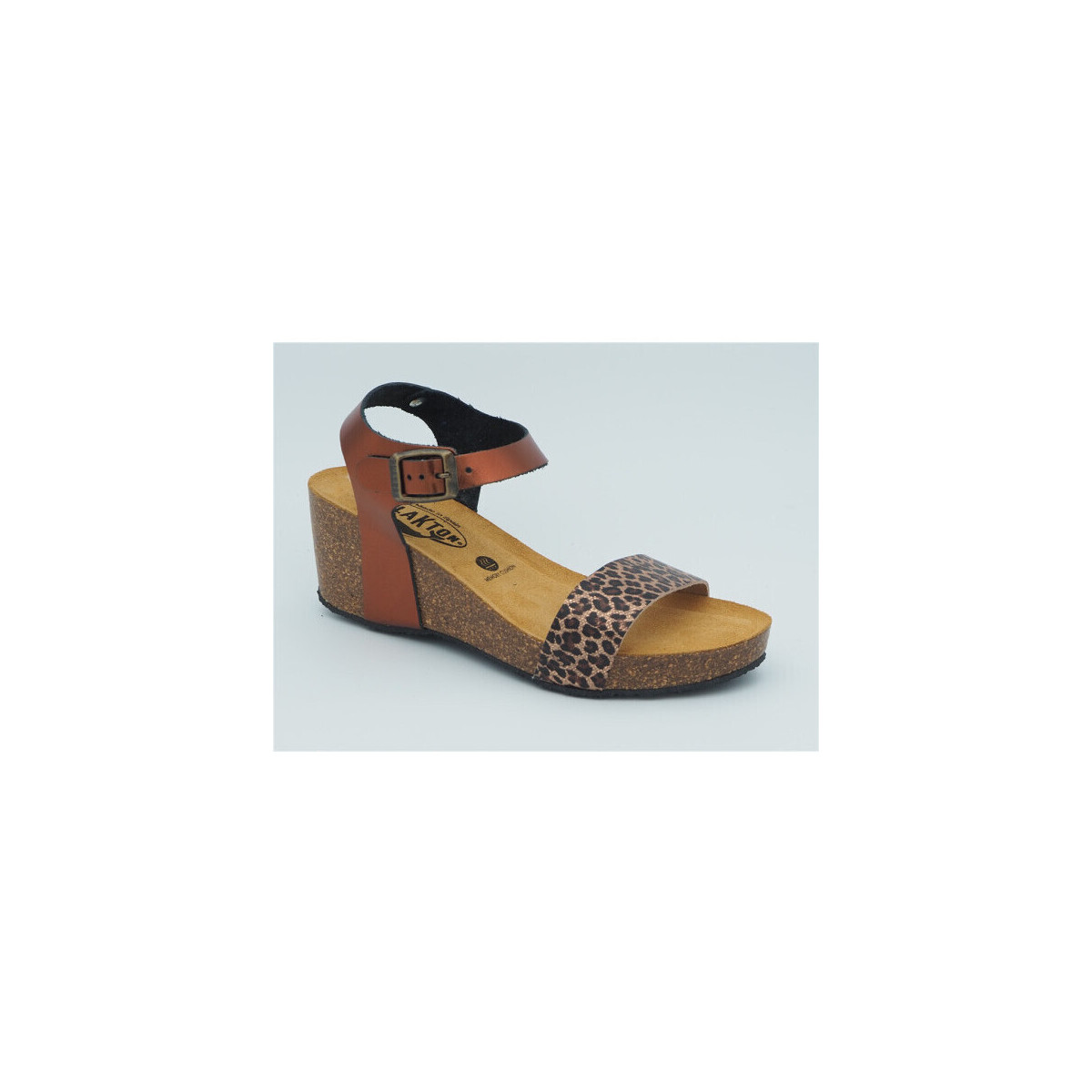 Chaussures Femme Sandales et Nu-pieds Plakton brissa nu pied compensée bride boucle femme Multicolore