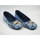 Chaussures Femme Chaussons La Maison De L'espadrille 6093-2 chausson ballerine velours imprimée marine Marine