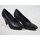 Chaussures Femme Escarpins Reqin's aaron clous escarpins talon cuir femme noir Noir
