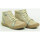 Chaussures Fille Boots GBB rachida bottine cuir lacet zippée fille Beige