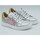 Chaussures Fille Baskets mode Acebo's 5461 baskets à lacets zippées junior Argenté