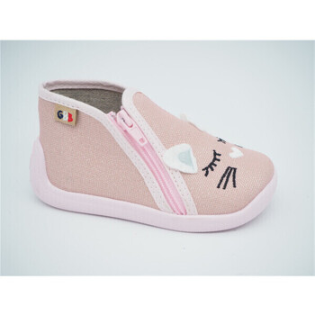 Chaussures Fille Chaussons GBB apola chausson fantaisie chat fille zippée Rose
