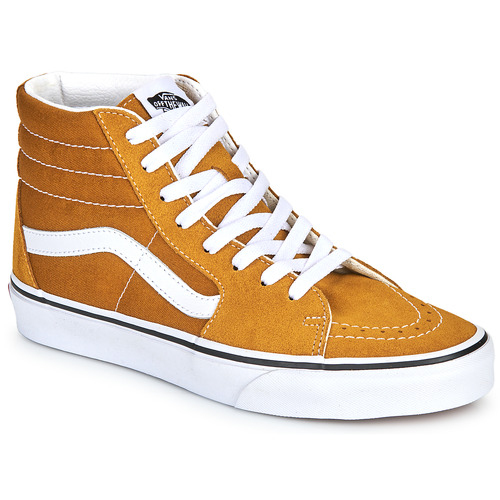 Chaussures Baskets montantes white Vans SK8-HI Moutarde