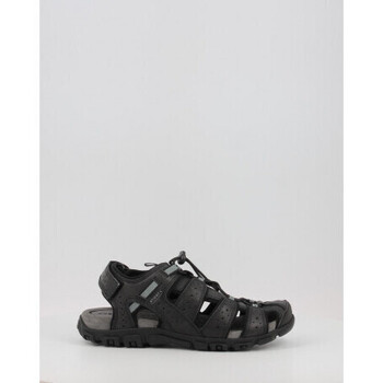 Chaussures Homme Sandales et Nu-pieds Geox UOMO SANDAL STRADA U6224B Noir