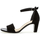Chaussures Femme Sandales et Nu-pieds Gabor Sandales en velours à talon décroché Noir