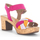 Chaussures Femme Sandales et Nu-pieds Gabor Sandales en velours à talon décroché Multicolore