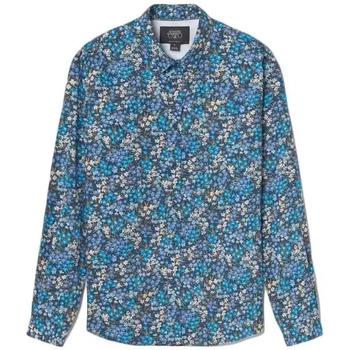 Vêtements Homme T-shirts manches longues Versace safety pin logo T-shirt Weißises Griba a motif fleuri Bleu