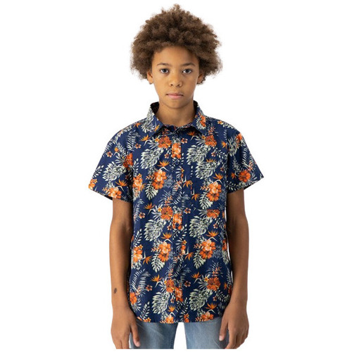Vêtements Garçon Chemises manches courtes Teddy Smith CHEMISE C-SHIR JUNIOR - TURBULENCE KAKI - 14 ans Multicolore