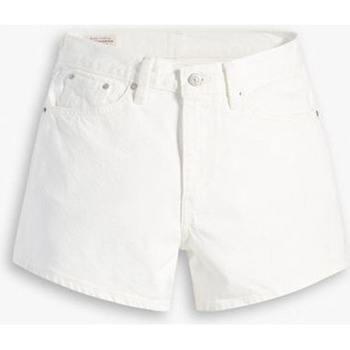 Vêtements Femme Shorts / Bermudas Levi's A4695 0002 80S MOM SHORT-SNOWING IN LA Blanc