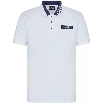Vêtements Homme T-shirts & Polos Armani collezioniиталия эффектный жакет Polo EA7 3RPF09 PJ04Z Uomo Bianco Blanc