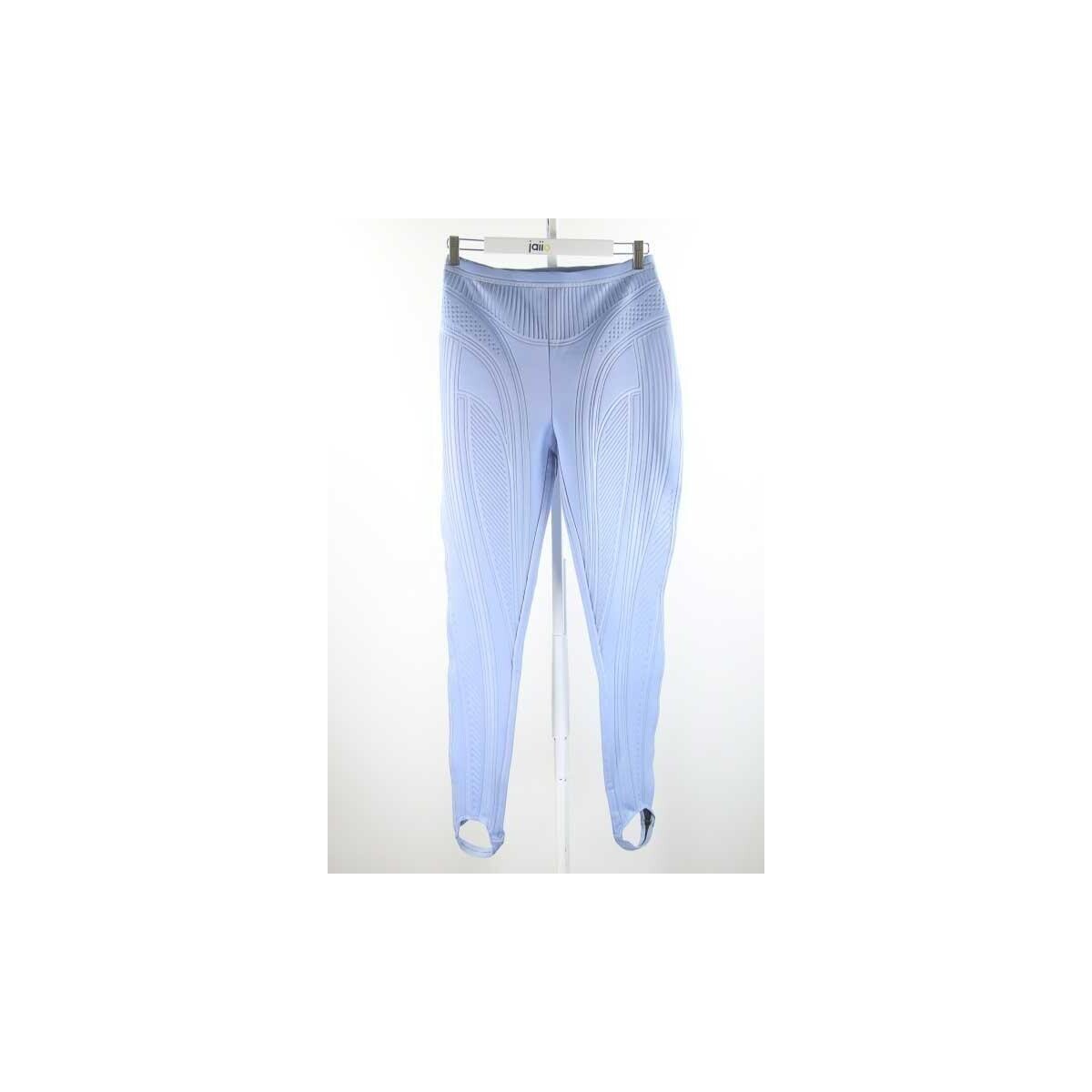 Vêtements Femme Pantalons Mugler Legging Bleu