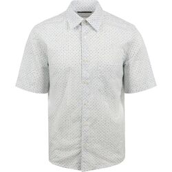 Vêtements Homme Chemises manches longues Marc O'Polo Chemise Manches Courtes Impression Blanc Blanc
