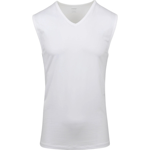 Vêtements Socks T-shirts & Polos Mey Débardeur Col V Muscle Dry Coton Blanc Blanc