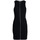 Vêtements Femme Robes Calvin Klein Jeans cotelee Noir