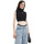 Vêtements Femme Débardeurs / T-shirts sans manche Calvin Klein Jeans maille Noir