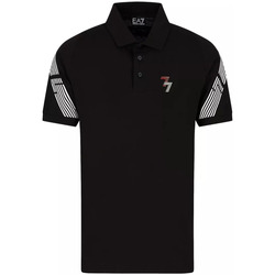 Vêtements Homme T-shirts & Polos Ea7 Emporio Armani Polo EA7 3RPF51 PJ3BZ Uomo Noir