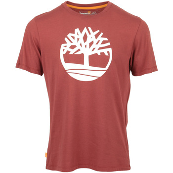 Vêtements Homme T-shirts manches courtes Timberland Kennebec River Tree Tee Rouge