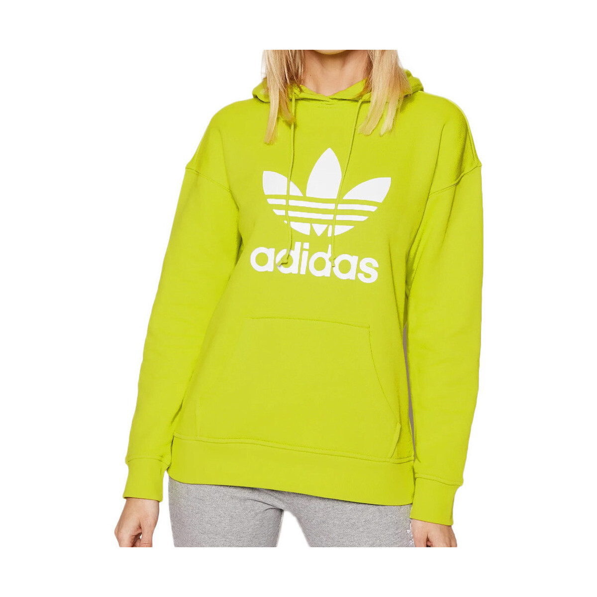 Vêtements Fille Sweats adidas Originals HE6950 Vert