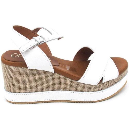 Chaussures Femme Sandales et Nu-firm Oh My Sandals  Blanc