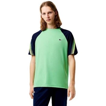 Vêtements Homme T-shirts manches courtes Lacoste CAMISETA HOMBRE   SPORT REGULAR FIT TH5196 Vert