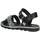 Chaussures Fille Sandales et Nu-pieds Laura Biagotti 8404 Noir