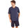 Vêtements Homme Pyjamas / Chemises de nuit Eminence Pyjama court col V homme Jersey Bleu