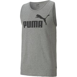 Camiseta de talla grande negra lavada básica de Puma
