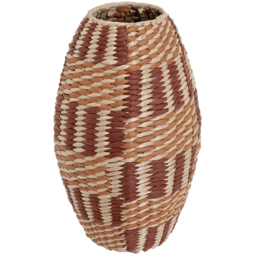 Walk In Pitas Vases / caches pots d'intérieur Unimasa Grand vase de fibre de roseaux 40 cm Beige