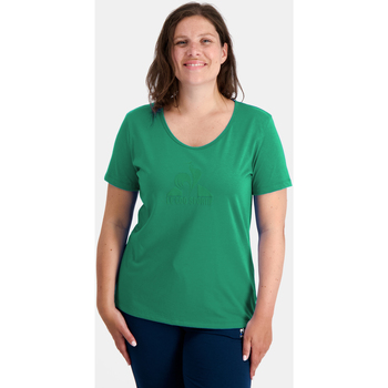 Vêtements Femme T-shirts manches courtes Le Coq Sportif T-shirt Femme Vert
