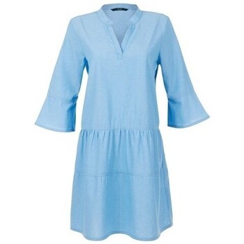 Vêtements Femme Robes Vero Moda ROBE VMSOFIE 3/4 CHAMBRAY TUNIC - LIGHT BLUE DENIM - XL Bleu