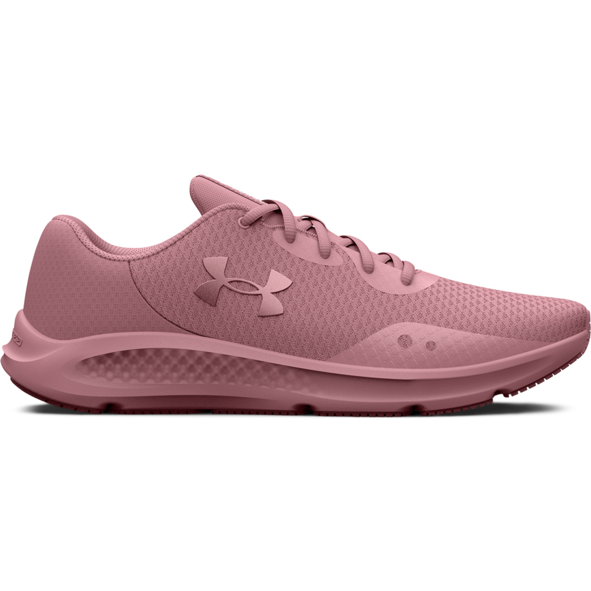 Chaussures Femme Baskets mode Under Armour Charged Pursuit 3 Rose