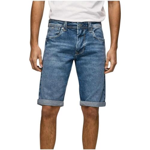 Vêtements Homme Shorts / Bermudas Pepe JEANS Fringed  Bleu