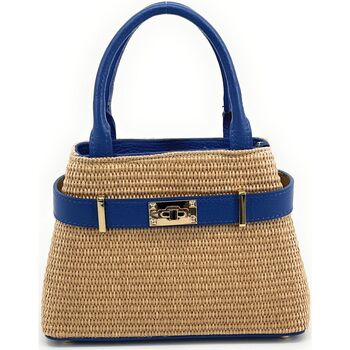 Sacs Femme Coccinelle Tebe logo-strap pebbled shoulder bag Shoulder Oh My Bag Shoulder RIVIERA Bleu