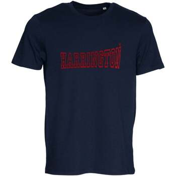 Vêtements Homme T-shirts manches courtes Harrington T-shirt bleu marine HARRINGTON en coton bio 