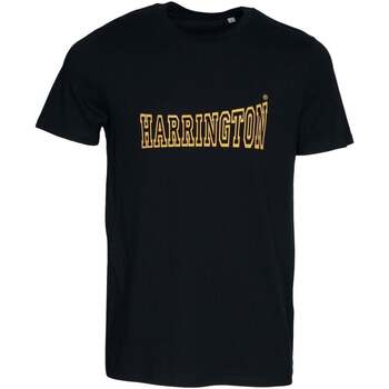 Vêtements Homme T-shirts manches courtes Harrington T-shirt noir HARRINGTON en coton bio 