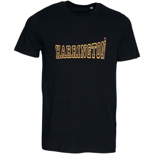 Vêtements Homme la marque a très vite développé une gamme de Harrington T-shirt HARRINGTON noir 