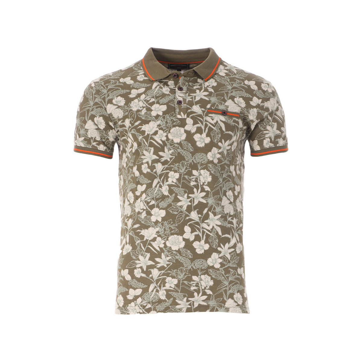 Vêtements Homme T-shirts & Polos American People AS23-103-05 Vert