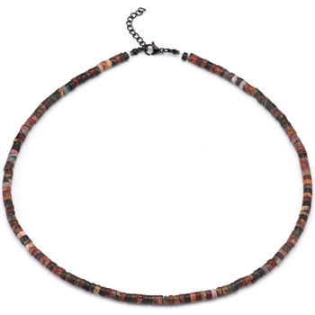 collier sixtystones  collier perles heishi pierres -45 cm 