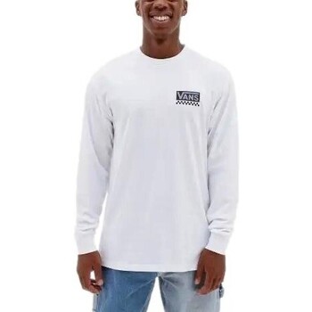 Vêtements Homme T-shirts manches longues Vans CAMISETA MANGA LARGA  GLOBAL STACK VN00055SWHT Blanc