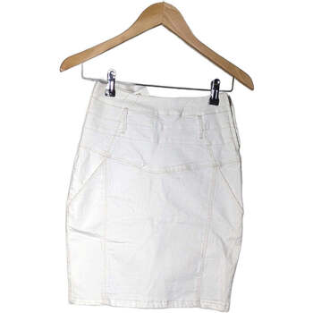 Vêtements Femme Jupes Bershka jupe courte  36 - T1 - S Blanc Blanc
