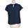 Vêtements Femme T-shirts & Polos Bizzbee top manches courtes  36 - T1 - S Bleu Bleu