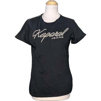 Vêtements Femme T-shirts & Polos Kaporal top manches courtes  36 - T1 - S Noir Noir