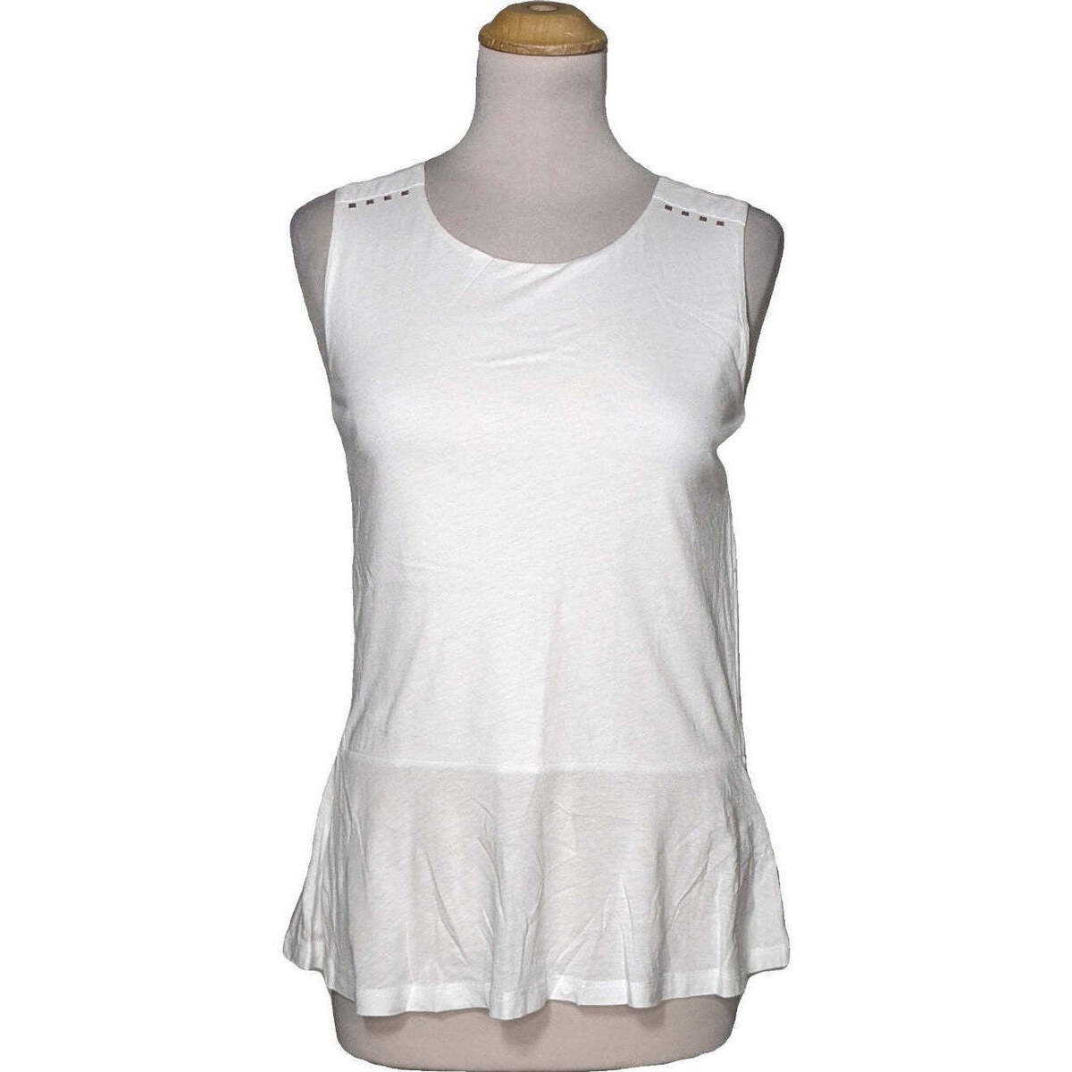 Vêtements Femme Débardeurs / T-shirts sans manche Caroll débardeur  36 - T1 - S Blanc Blanc