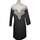 Vêtements Femme Robes courtes Almatrichi robe courte  42 - T4 - L/XL Noir Noir