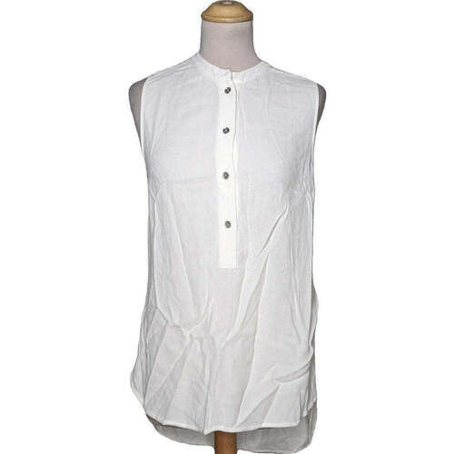 Vêtements Femme Tops / Blouses Tjw crop ruche top blouse  36 - T1 - S Blanc Blanc