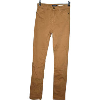 jeans bonobo  jean slim femme  36 - t1 - s marron 